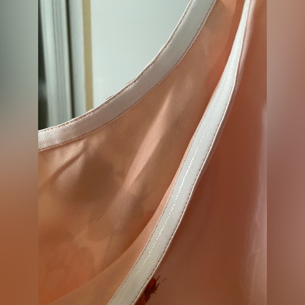 Peach/Pink floral gown - Picture 5 of 8
